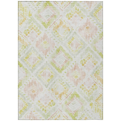 LOOMLAN Rugs Nova Pink Washable Indoor-Outdoor Rug