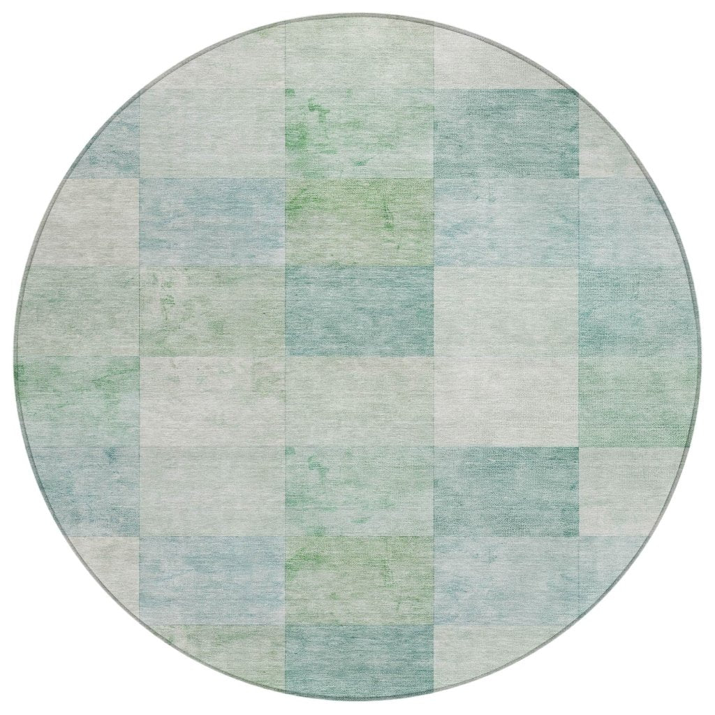 LOOMLAN Rugs Novanta Blue Washable Indoor-Outdoor Rug