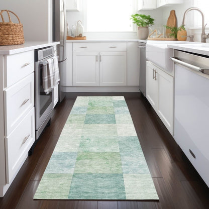 LOOMLAN Rugs Novanta Blue Washable Indoor-Outdoor Rug