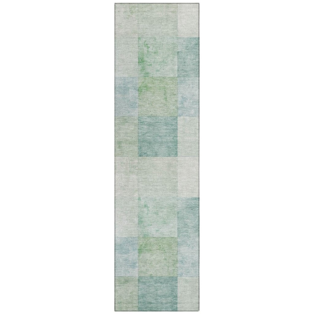 LOOMLAN Rugs Novanta Blue Washable Indoor-Outdoor Rug