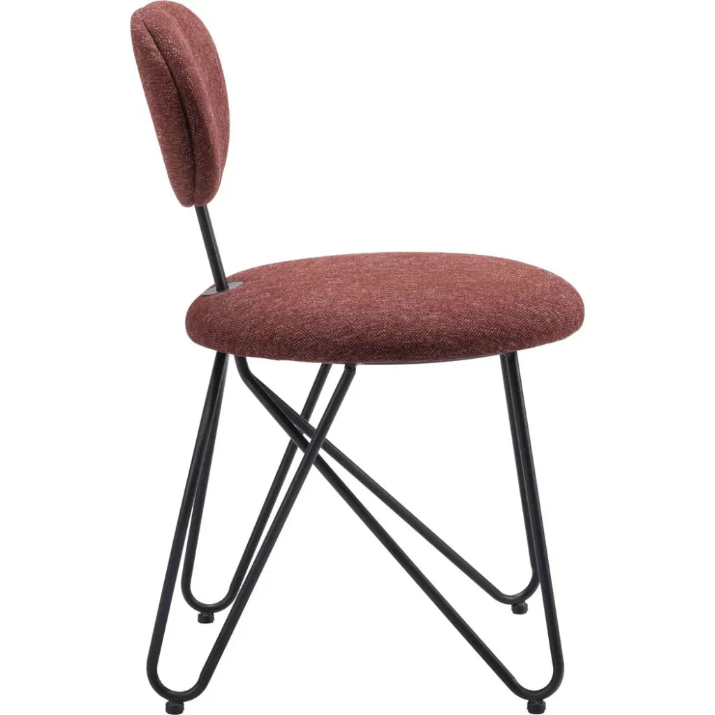 Novi Performance Fabric Armless Dining Chair 2PC - LOOMLAN - Zuo Modern - Dining Chairs