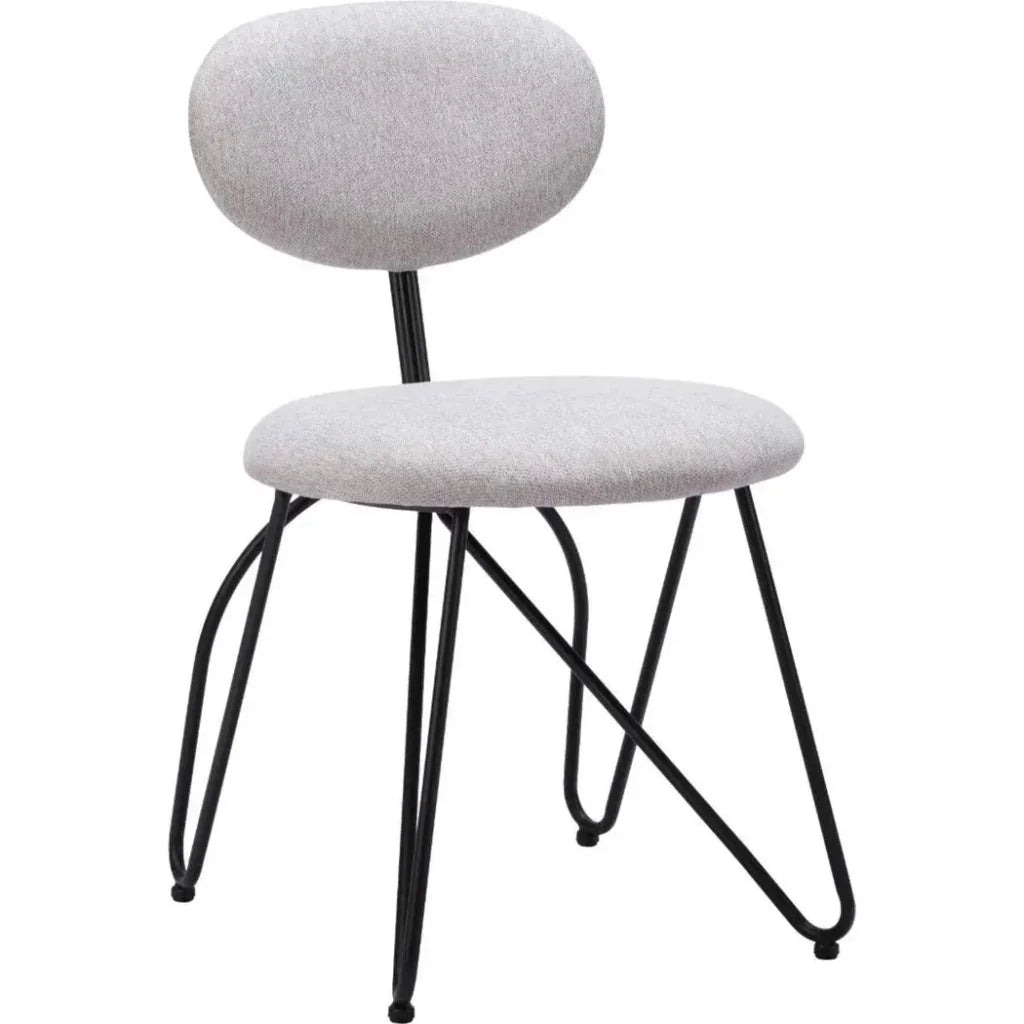 Novi Performance Fabric Armless Dining Chair 2PC - LOOMLAN - Zuo Modern - Dining Chairs