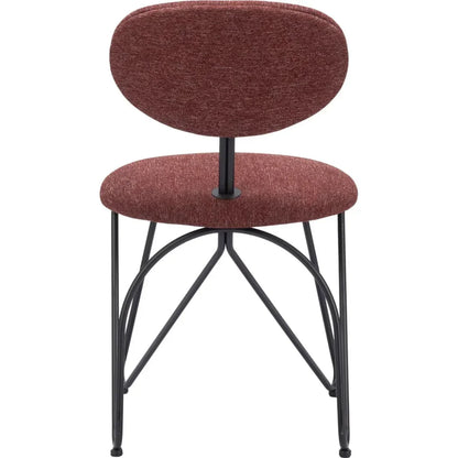 Novi Performance Fabric Armless Dining Chair 2PC - LOOMLAN - Zuo Modern - Dining Chairs