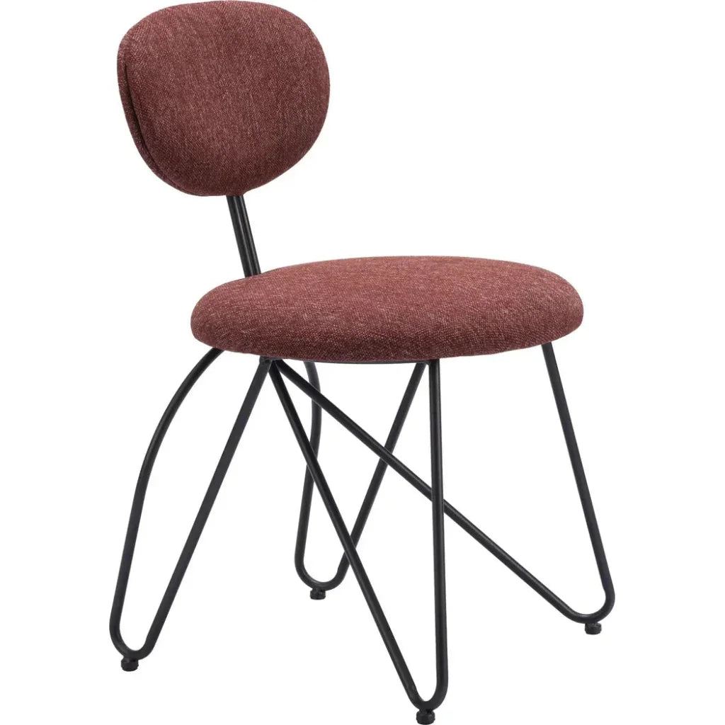 Novi Performance Fabric Armless Dining Chair 2PC - LOOMLAN - Zuo Modern - Dining Chairs