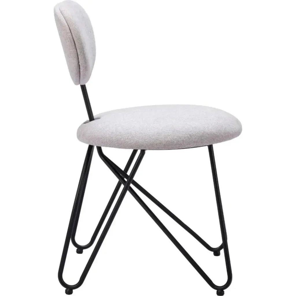 Novi Performance Fabric Armless Dining Chair 2PC - LOOMLAN - Zuo Modern - Dining Chairs