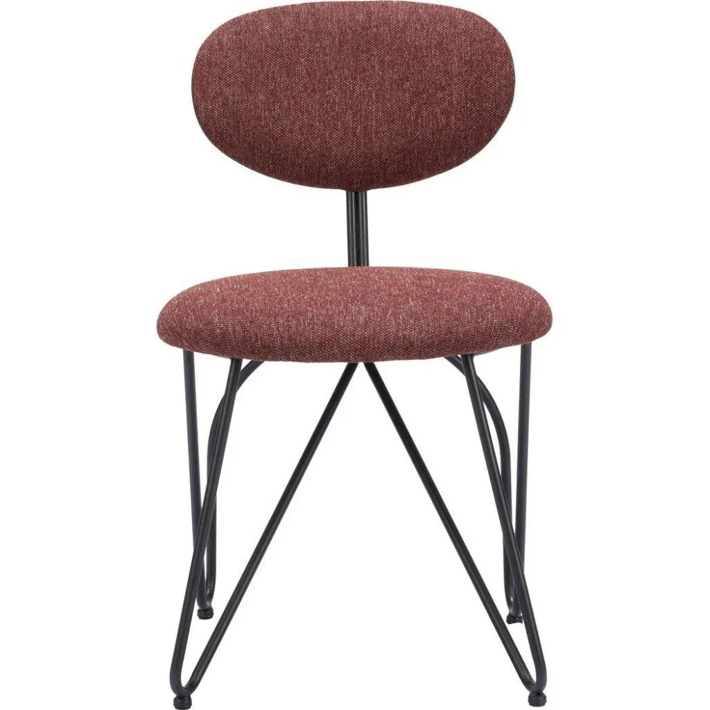 Novi Performance Fabric Armless Dining Chair 2PC - LOOMLAN - Zuo Modern - Dining Chairs