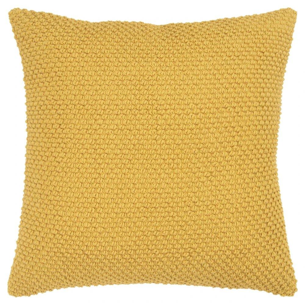 Nubby Retro Throw Pillow With Down Insert