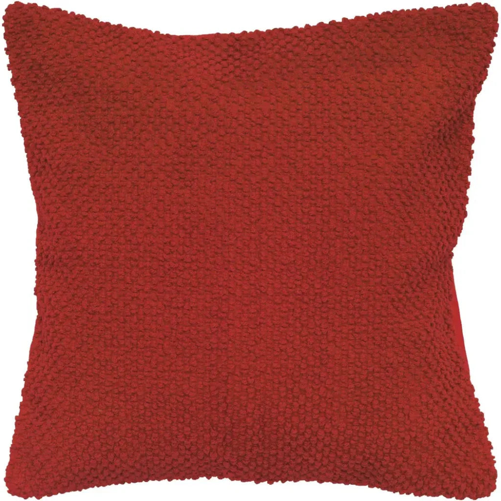 Nubby Retro Throw Pillow With Down Insert