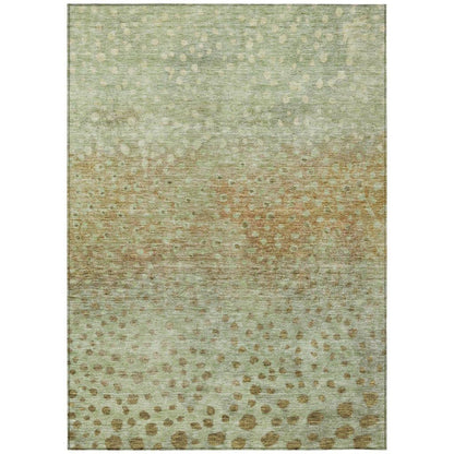 LOOMLAN Rugs Nuvane Aloe Washable Indoor-Outdoor Rug