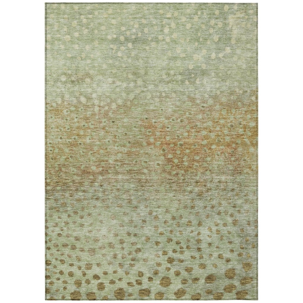 LOOMLAN Rugs Nuvane Aloe Washable Indoor-Outdoor Rug