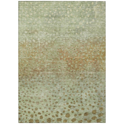 LOOMLAN Rugs Nuvane Aloe Washable Indoor-Outdoor Rug