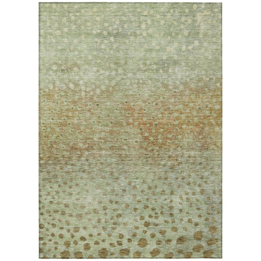 LOOMLAN Rugs Nuvane Aloe Washable Indoor-Outdoor Rug