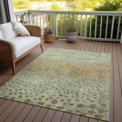 LOOMLAN Rugs Nuvane Aloe Washable Indoor-Outdoor Rug