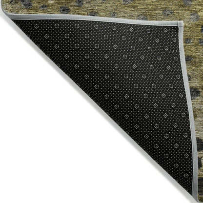 LOOMLAN Rugs Nuvane Brown Washable Indoor-Outdoor Rug