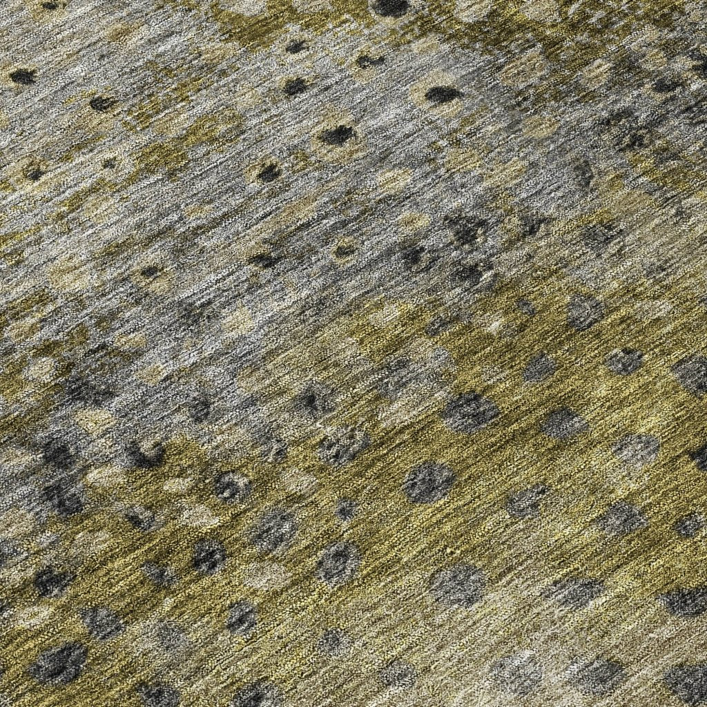 LOOMLAN Rugs Nuvane Brown Washable Indoor-Outdoor Rug