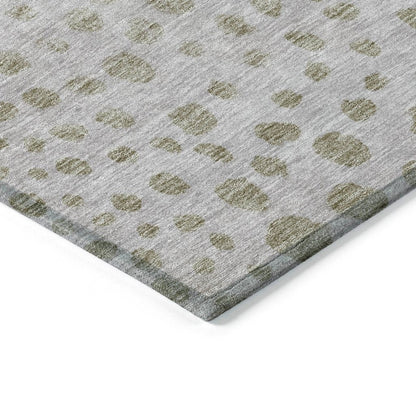 LOOMLAN Rugs Nuvane Taupe Washable Indoor-Outdoor Rug