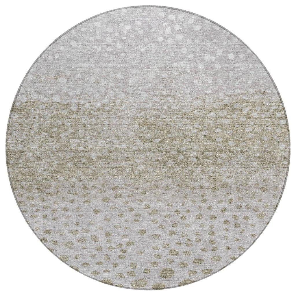 LOOMLAN Rugs Nuvane Taupe Washable Indoor-Outdoor Rug