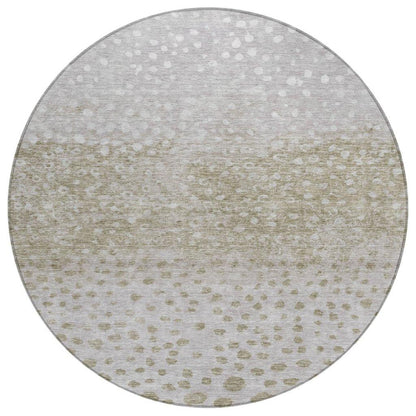 LOOMLAN Rugs Nuvane Taupe Washable Indoor-Outdoor Rug