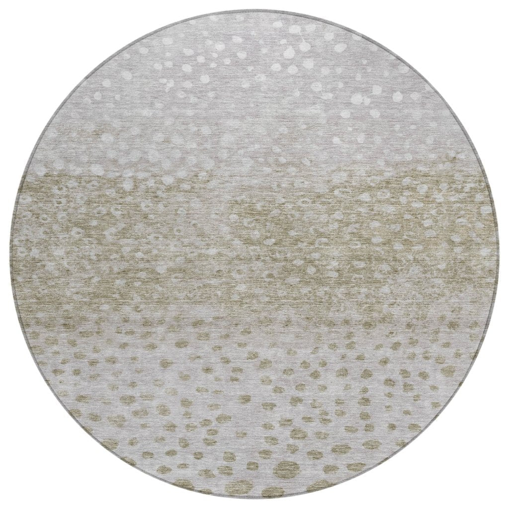 LOOMLAN Rugs Nuvane Taupe Washable Indoor-Outdoor Rug