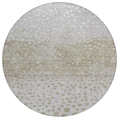 LOOMLAN Rugs Nuvane Taupe Washable Indoor-Outdoor Rug