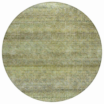 LOOMLAN Rugs Nymara Green Washable Indoor-Outdoor Rug