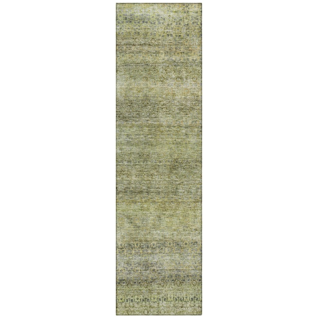 LOOMLAN Rugs Nymara Green Washable Indoor-Outdoor Rug