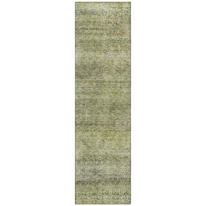 LOOMLAN Rugs Nymara Green Washable Indoor-Outdoor Rug