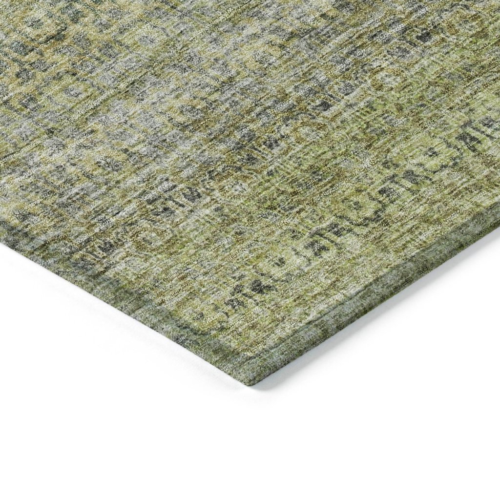 LOOMLAN Rugs Nymara Green Washable Indoor-Outdoor Rug