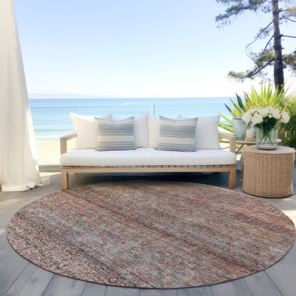 LOOMLAN Rugs Nymara Orange Washable Indoor-Outdoor Rug