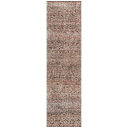 LOOMLAN Rugs Nymara Orange Washable Indoor-Outdoor Rug