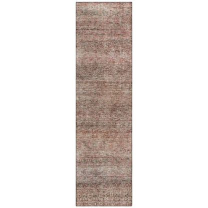 LOOMLAN Rugs Nymara Orange Washable Indoor-Outdoor Rug