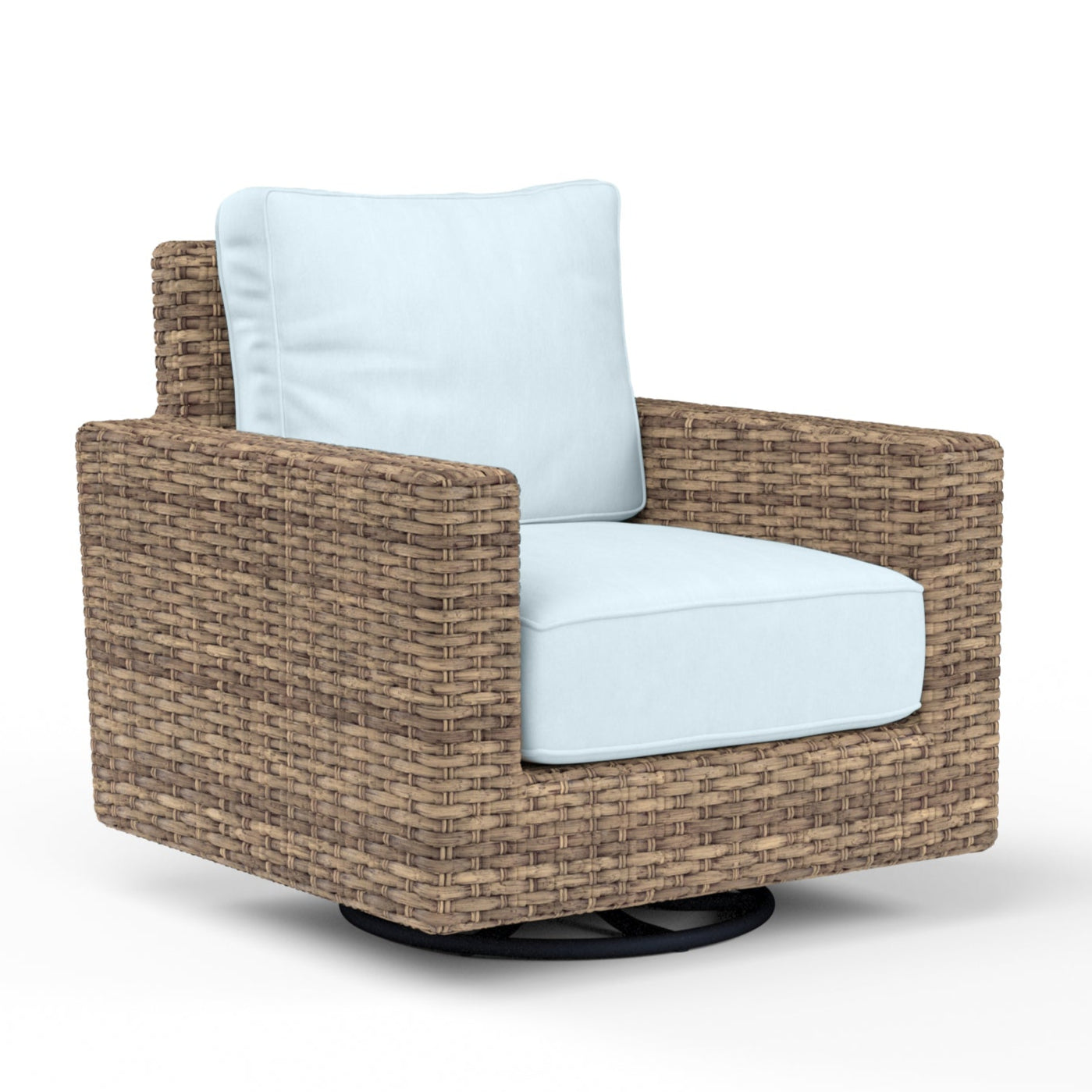 Havana Sunbrella Upholstered Swivel Outdoor Rocker