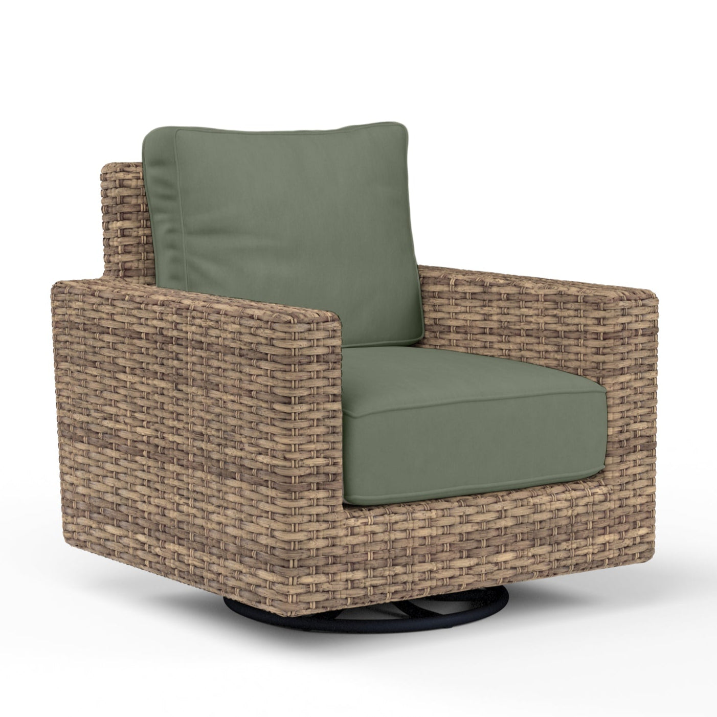 Havana Sunbrella Upholstered Swivel Outdoor Rocker