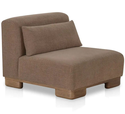 June Performance Fabric Armless Slipper Chair