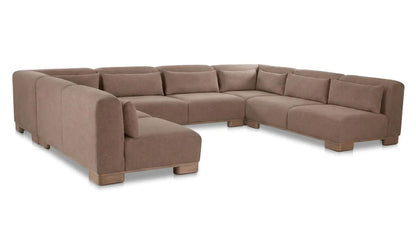 June Performance Fabric U-Shaped Modular Sectional