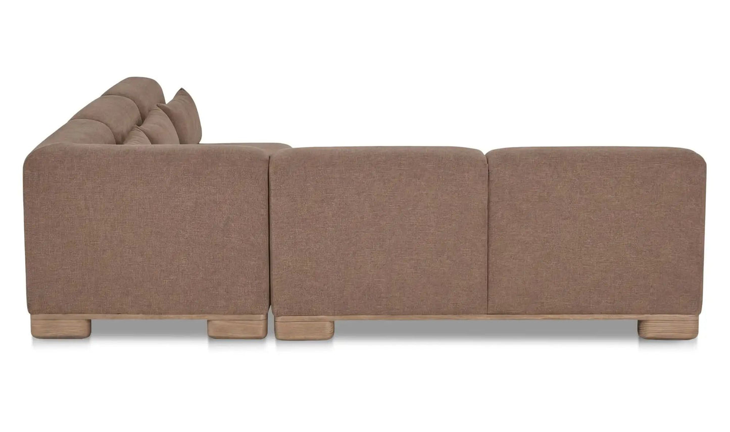 June Performance Fabric Corner Modular Sectional