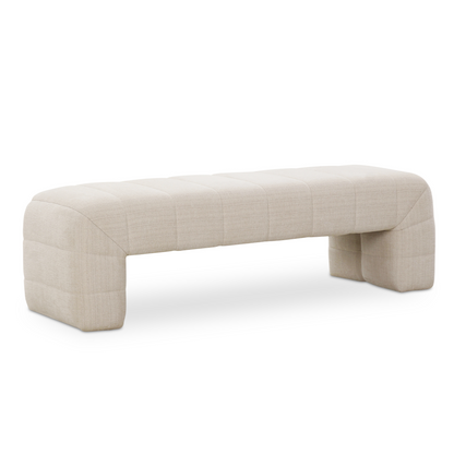 Verity Top Grain Leather Bedroom Bench