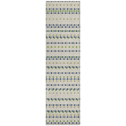 LOOMLAN Rugs Octavia Ivory Washable Indoor-Outdoor Rug