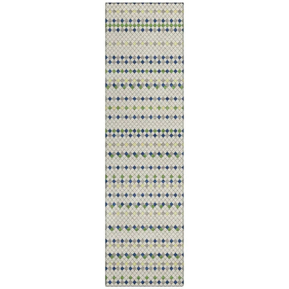 LOOMLAN Rugs Octavia Ivory Washable Indoor-Outdoor Rug