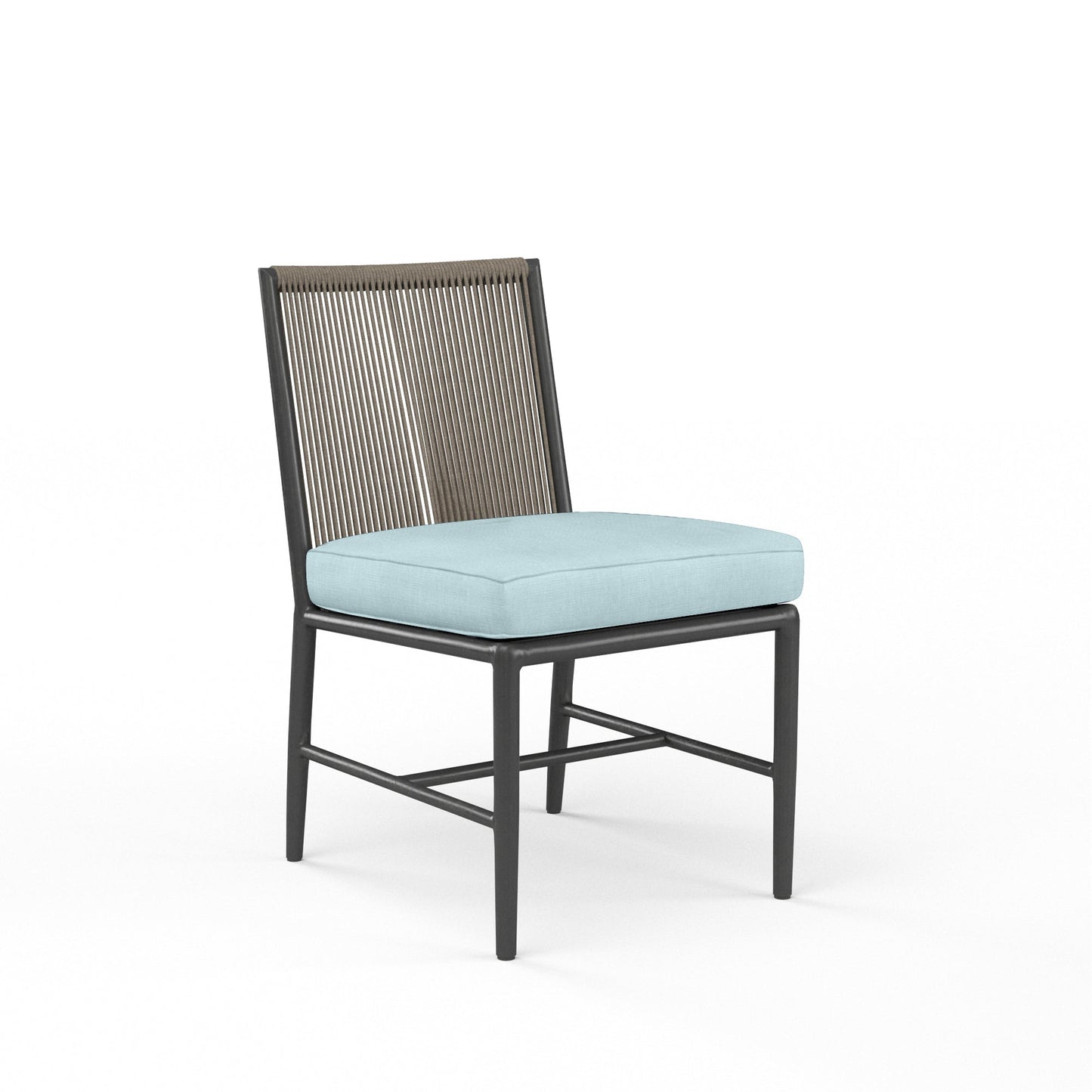 Pietra Sunbrella Upholstered Armless Outdoor Dining Chair (Set of 2)