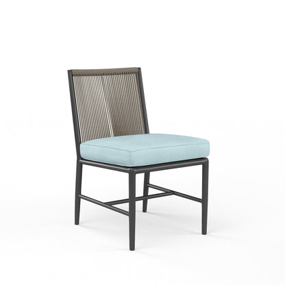 Pietra Sunbrella Upholstered Armless Outdoor Dining Chair (Set of 2)