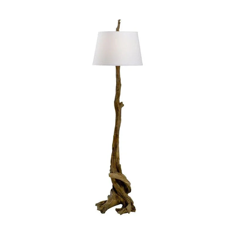 Wildwood Olmsted Natural Wood Finish Floor Lamp