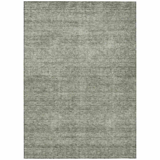 LOOMLAN Rugs Omera Green Washable Indoor-Outdoor Rug