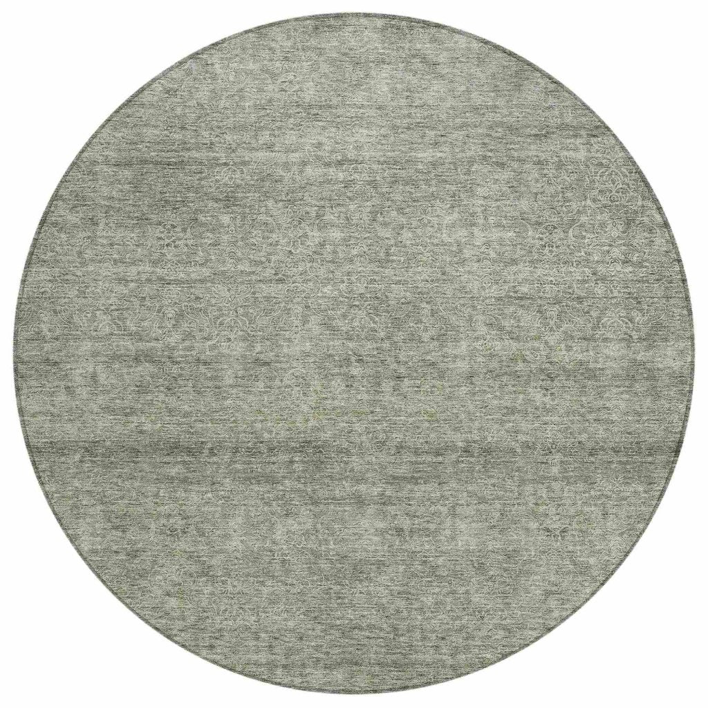 LOOMLAN Rugs Omera Green Washable Indoor-Outdoor Rug