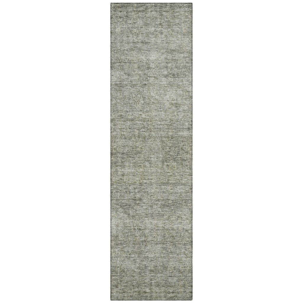 LOOMLAN Rugs Omera Green Washable Indoor-Outdoor Rug