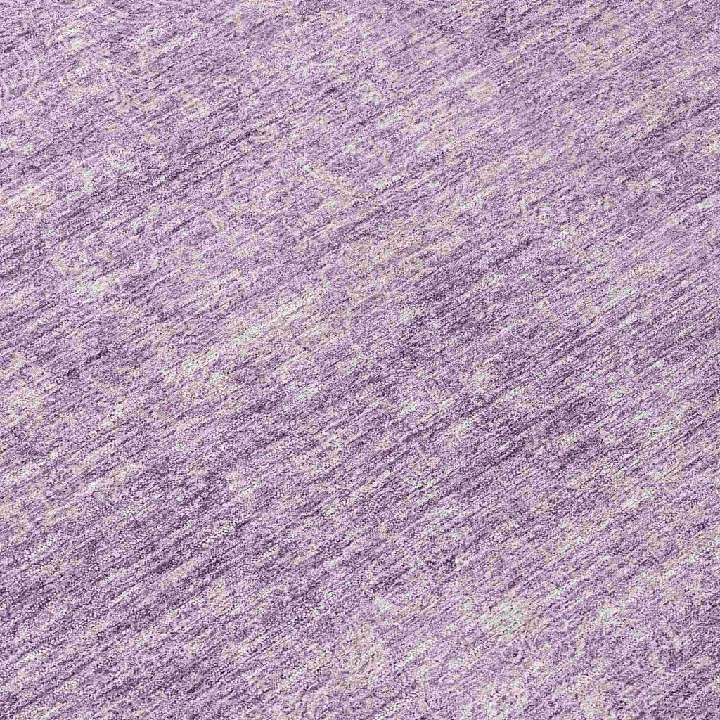 LOOMLAN Rugs Omera Purple Washable Indoor-Outdoor Rug
