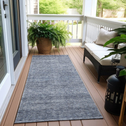 LOOMLAN Rugs Omera Sky Washable Indoor-Outdoor Rug
