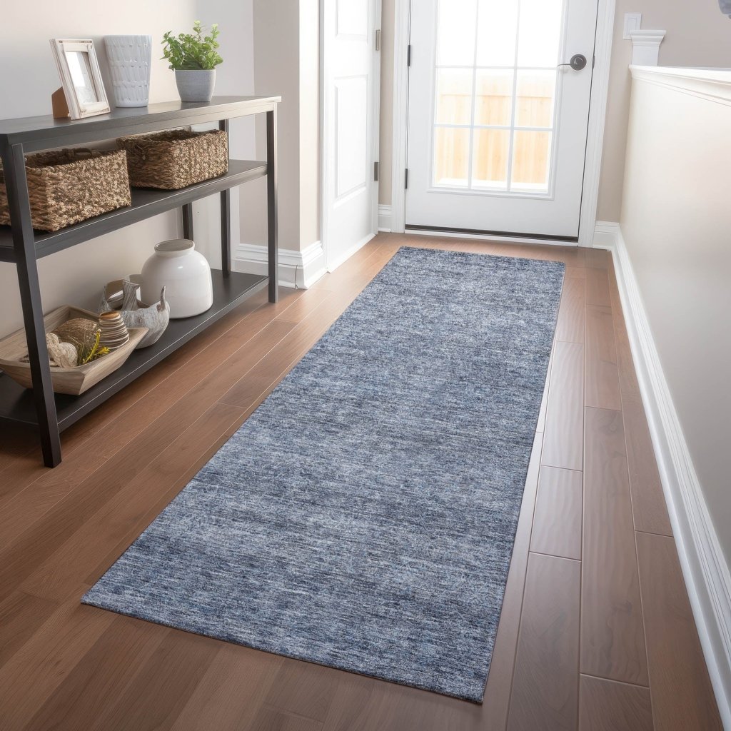 LOOMLAN Rugs Omera Sky Washable Indoor-Outdoor Rug