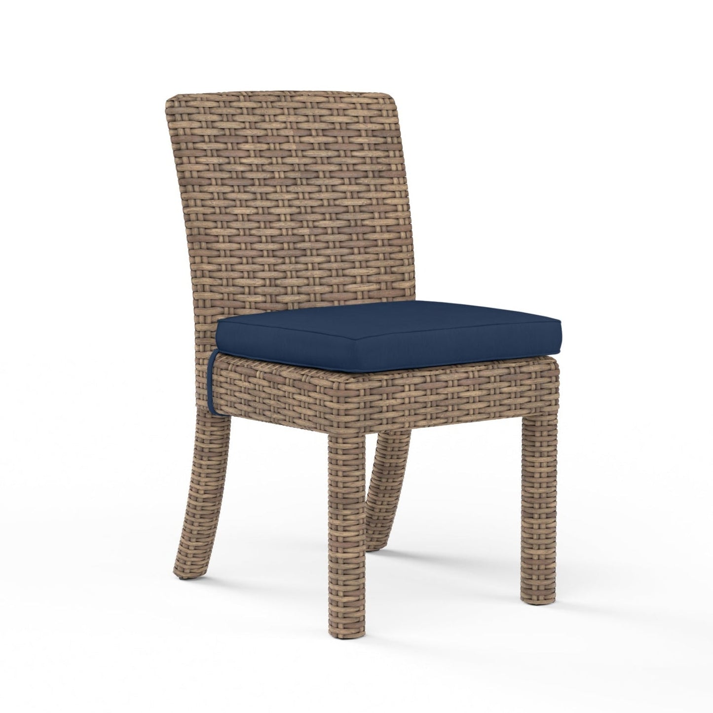 Havana Sunbrella Upholstered Armless Outdoor Dining Chair (Set of 2)