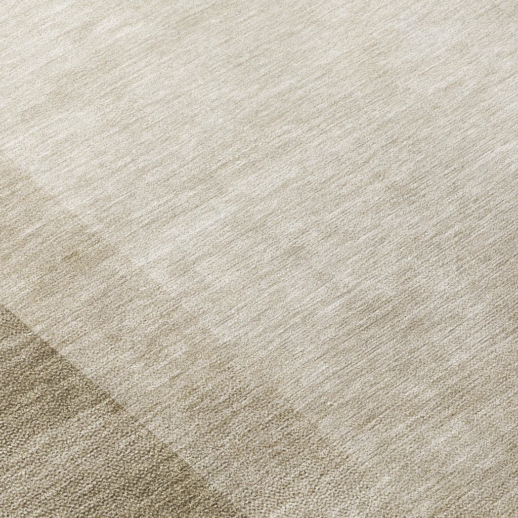 LOOMLAN Rugs Opaline Brown Washable Indoor-Outdoor Rug